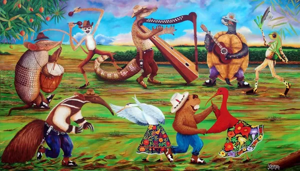 En la galería Guayupe de la biblioteca pública Germán Arciniegas de Villavicencio se inauguró la exposición pictórica 